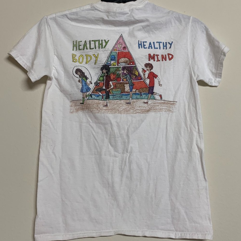 SIMPLE FOOD PYRAMID SHIRT